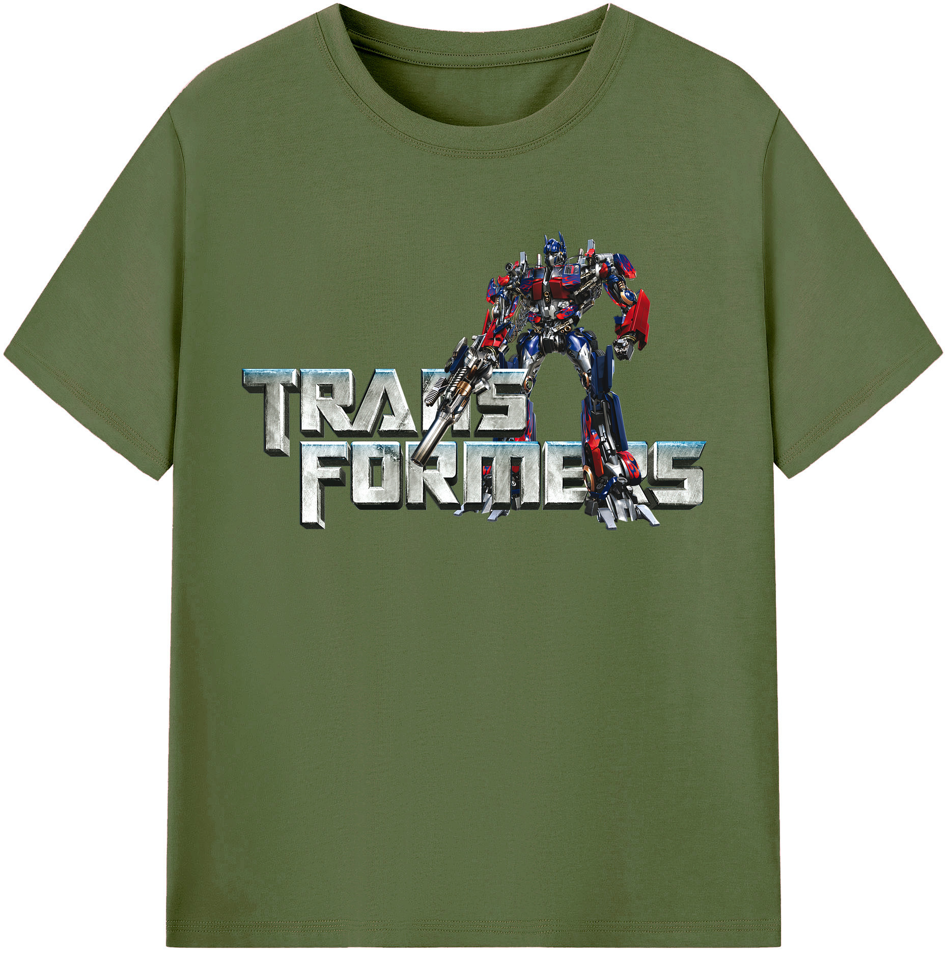 （画像用）  綿100％半袖Tシャツ（フロントプリント）